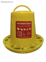 Подробнее... Бункерная кормушка с крышкой 3л